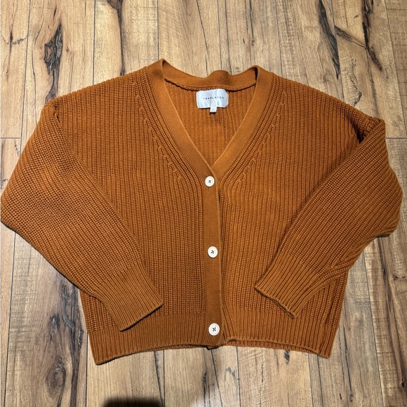 Tradlands burnt orange size large cardigan - Picture 1 of 5